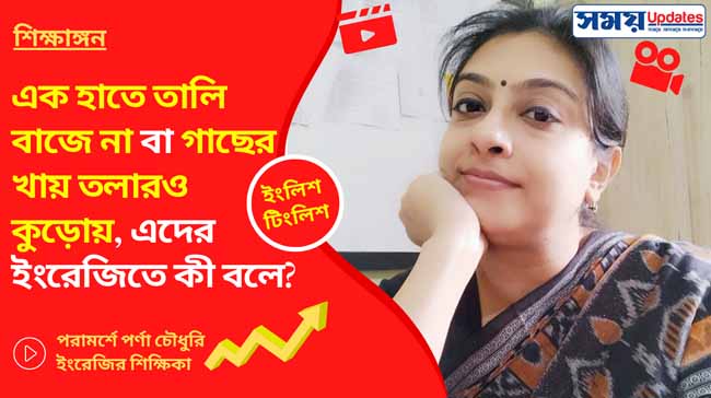 ‘এক হাতে তালি বাজে না’ বা ‘গাছের খায় তলারও কুড়োয়’, এদের ইংরেজিতে কী বলে?