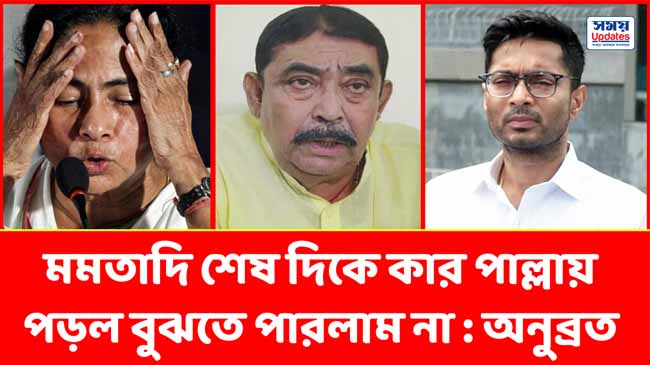 মমতাদি শেষ দিকে কার পাল্লায় পড়ল বুঝতে পারলাম না : অনুব্রত